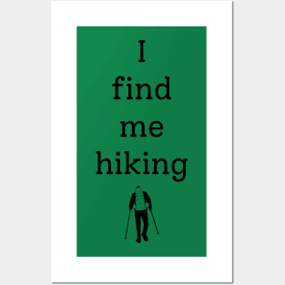 I find me hiking Posters and Art